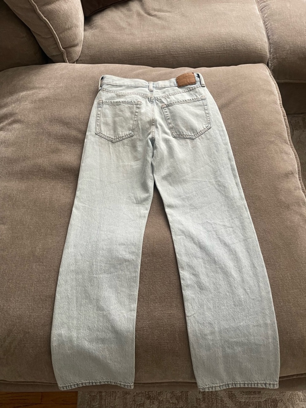 Aeropostale Light Blue High Rise Baggy Jeans